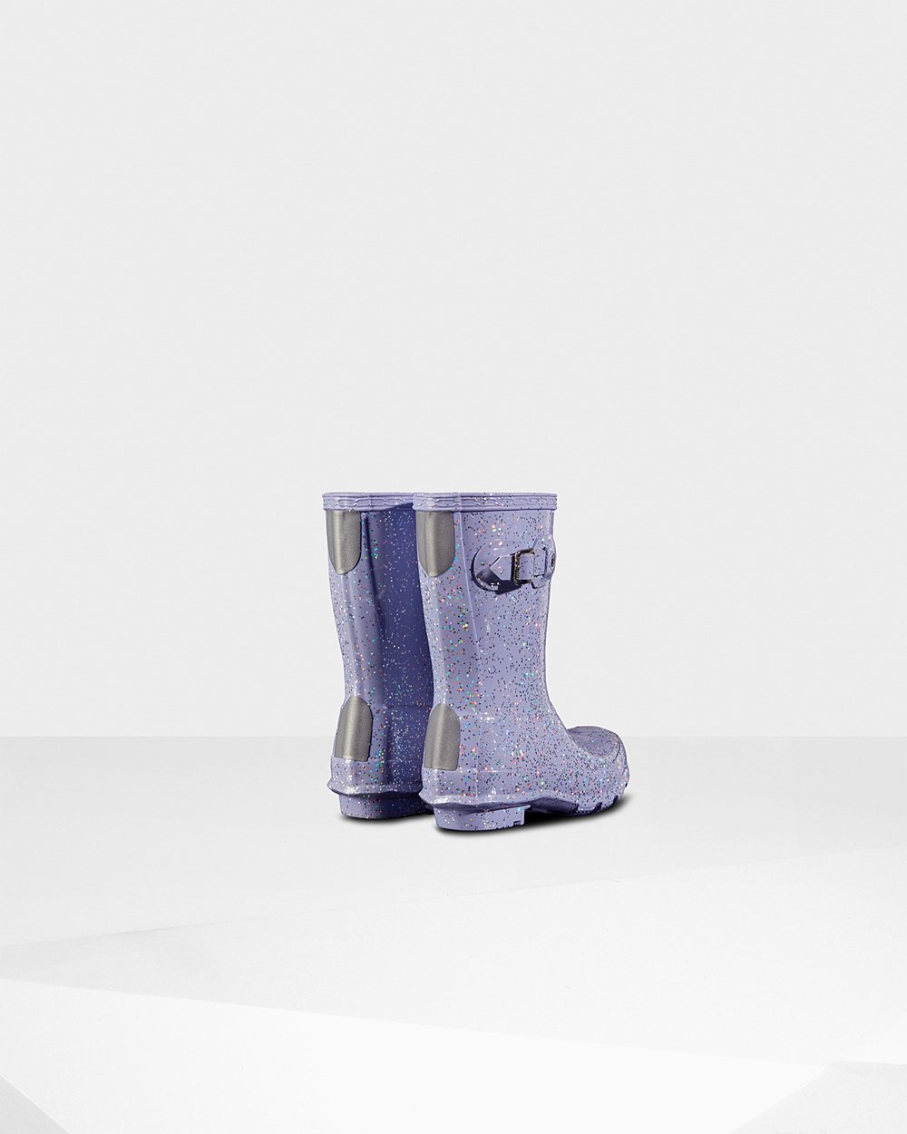 Kids Hunter Original Little Giant Glitter | Rain Boots Purple | NZ-47893-GCNI